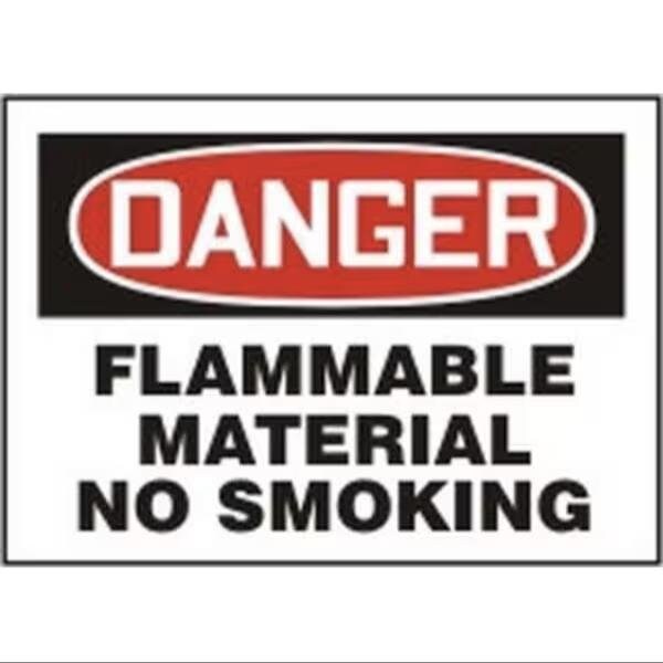 Accuform OSHA DANGER SAFETY SIGN FLAMMABLE MCHL060VA MCHL060VA - main